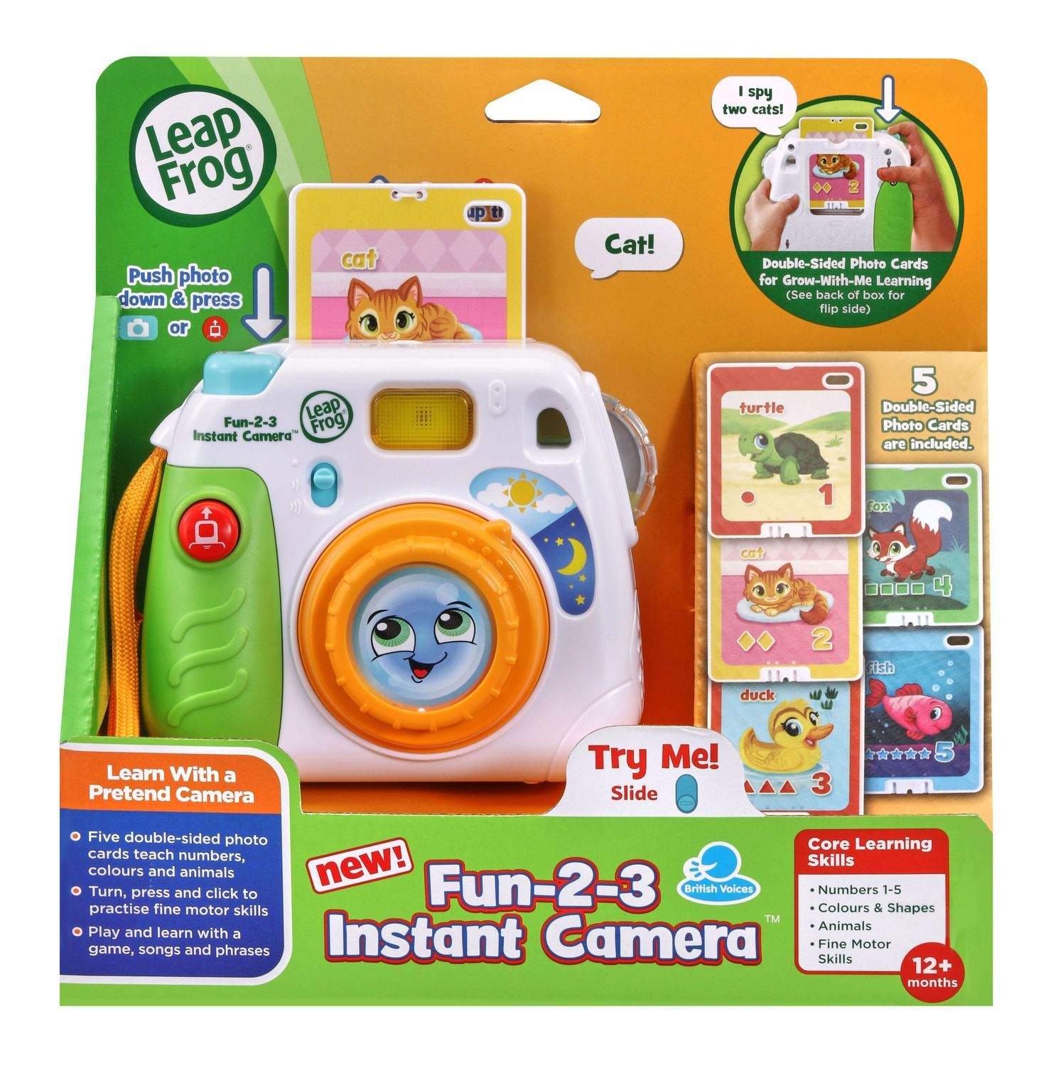 Vtech Educational Toy Fun-2-3 Instant Camera (på engelsk)