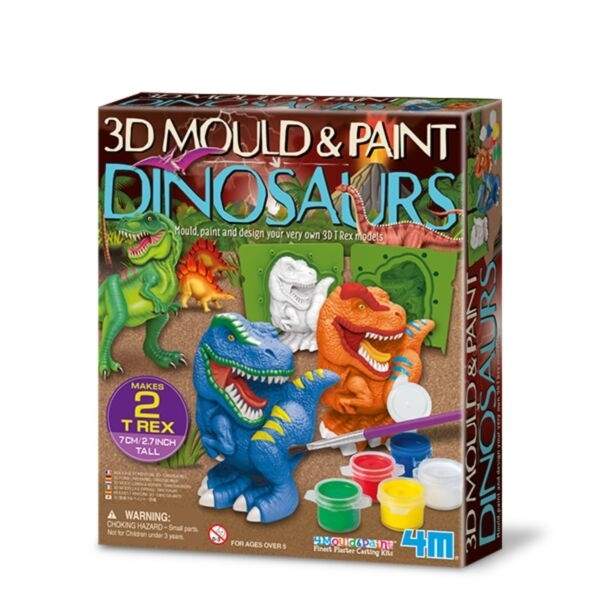 4M 3D Mold & Paint Dinosaurer