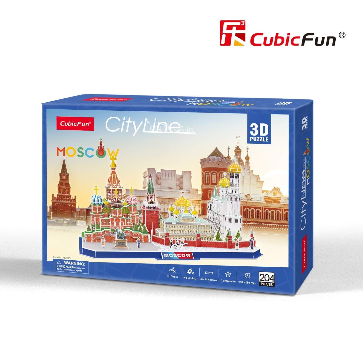 Cubicfun 3D Puslespil City Line Moskva