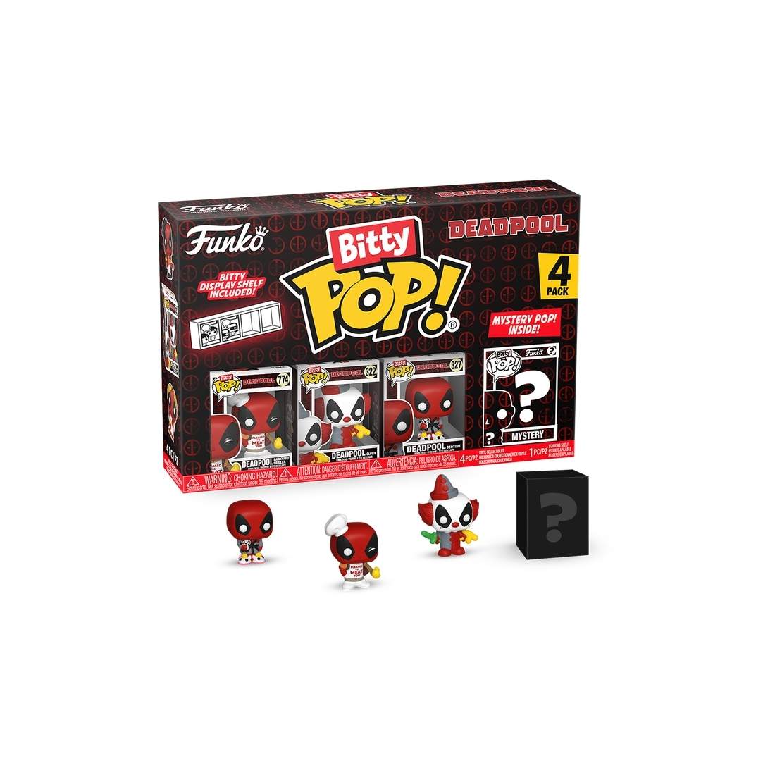 Funko Bitty Pop! Figur Multipack: Marvel - Deadpool | Hem & Hobby | Pryloteket