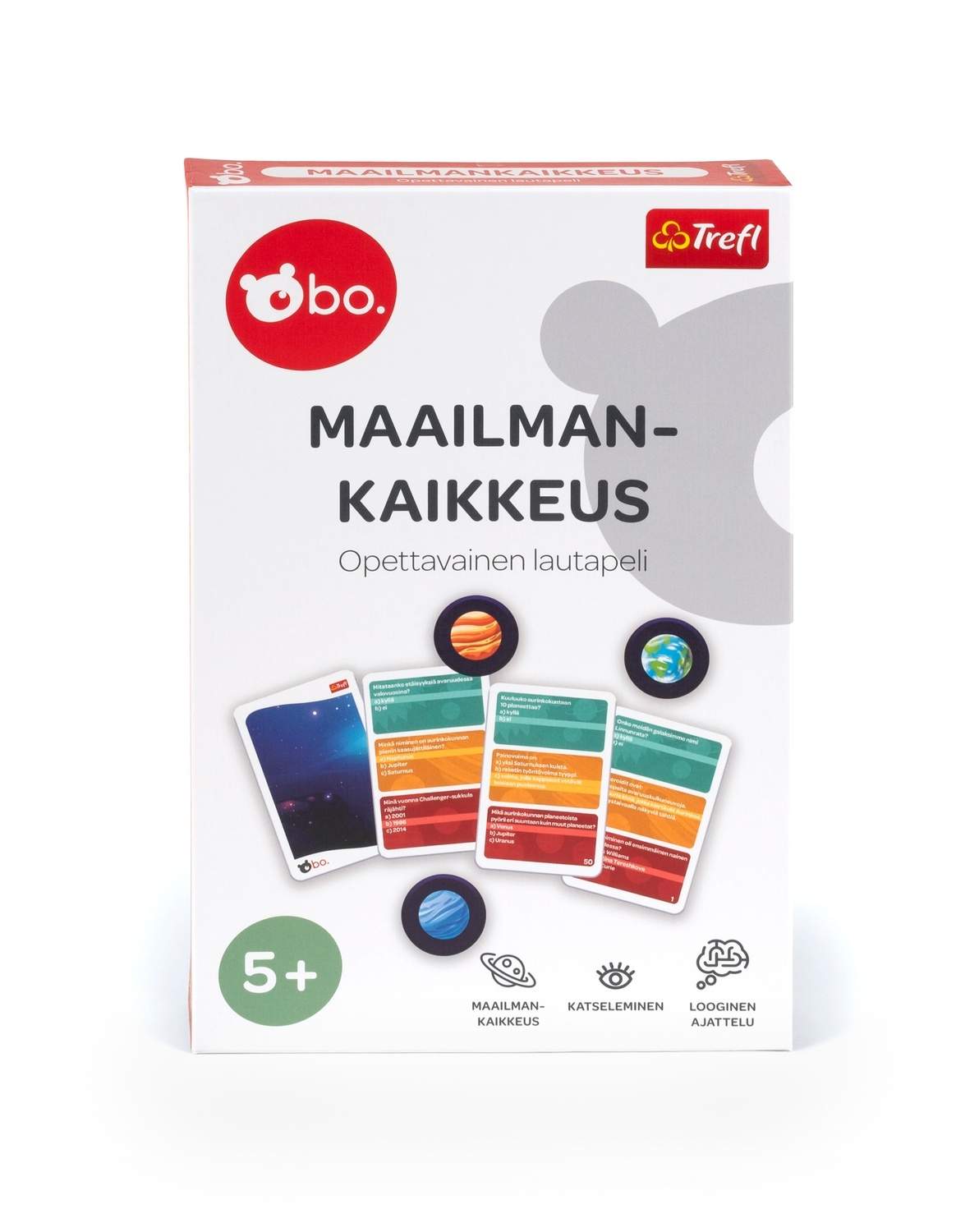 Bo. Pædagogisk brætspil "Space" (på finsk sprog.)