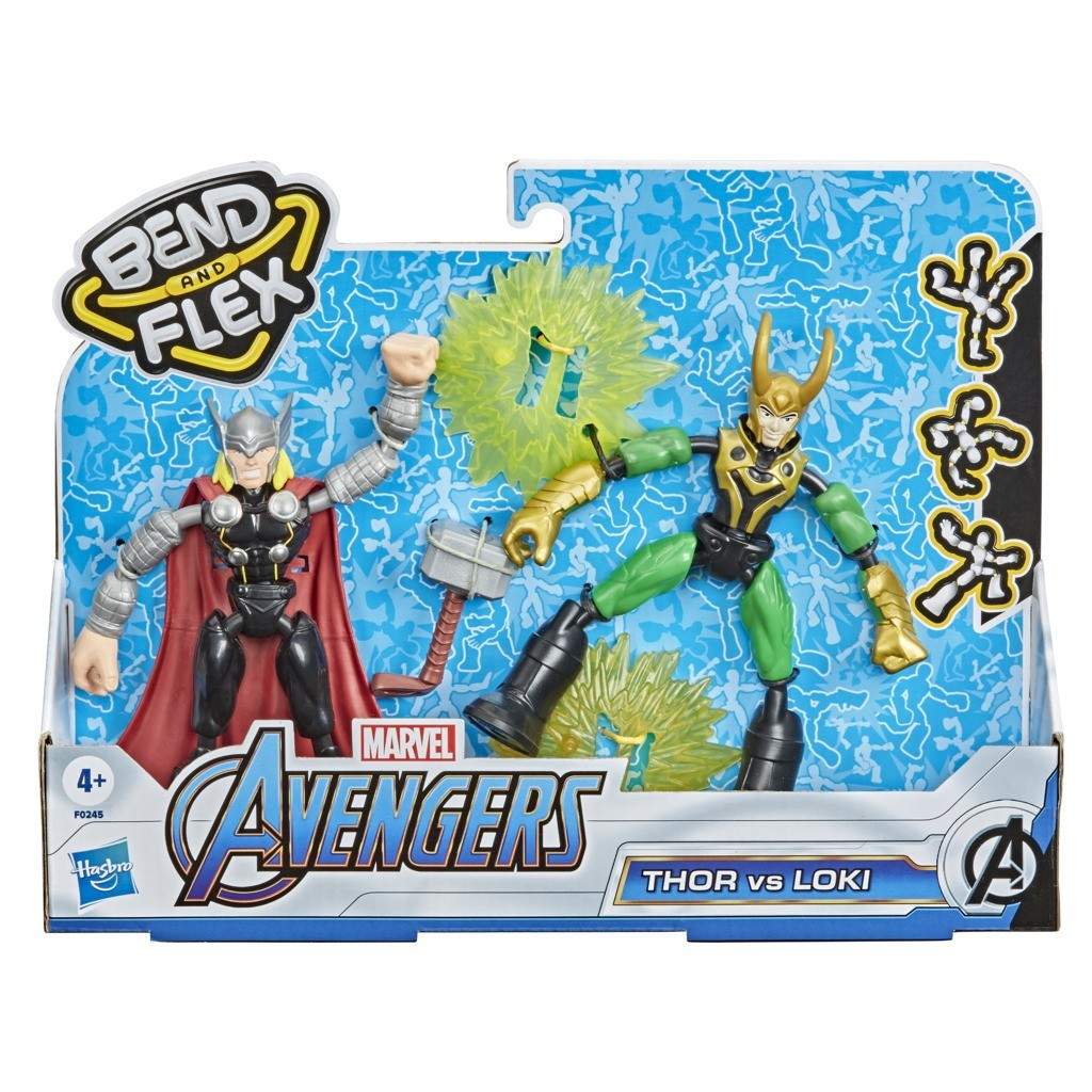 Avengers Figere Bend And Flex 2-pak