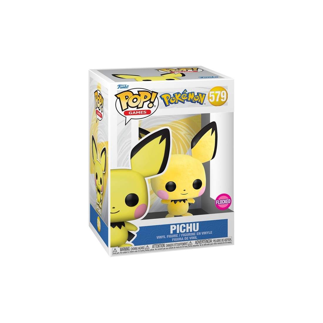 Funko Pop! Vinylfigur: Pokemon - Pichu (Flockad) | Hem & Hobby | Pryloteket
