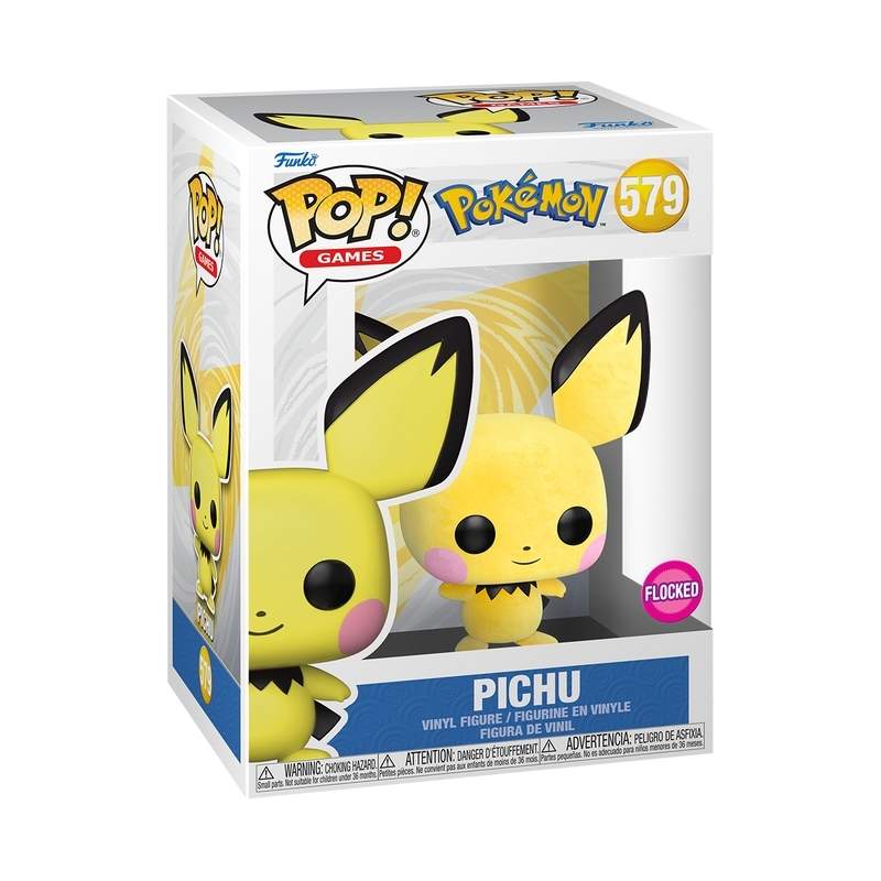 Funko pop! Vinylfigur: Pokemon - Pichu (Flocked)