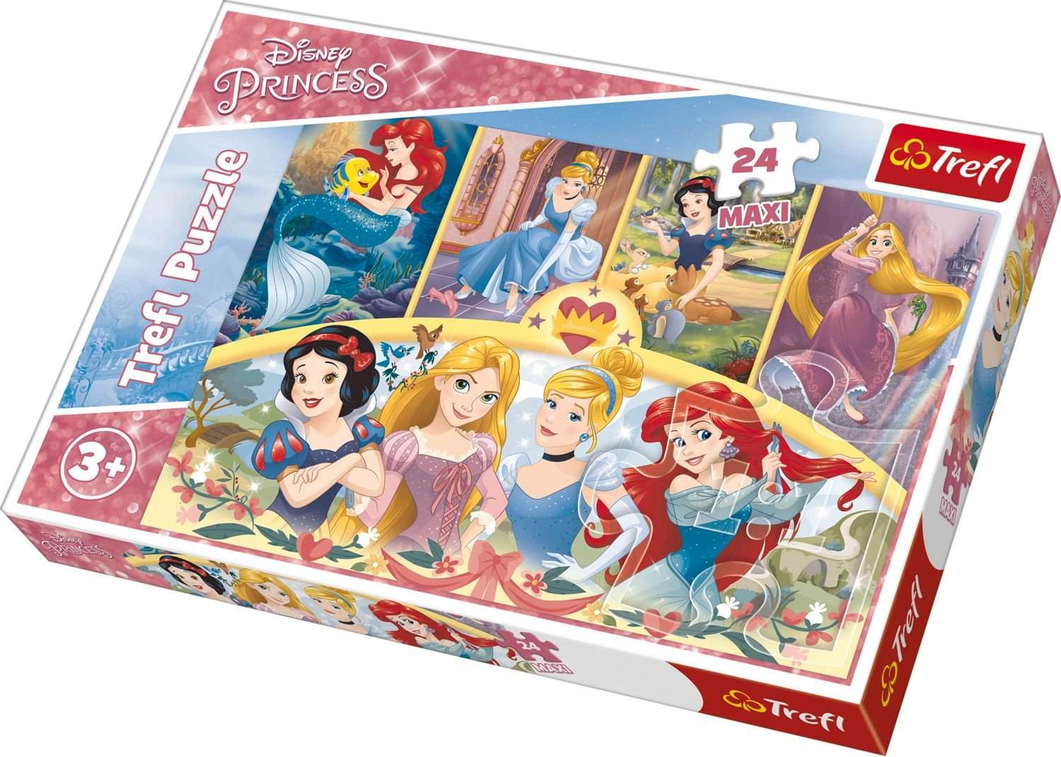 Trefl Disney Princess Maxi Puzzle 24 kpl