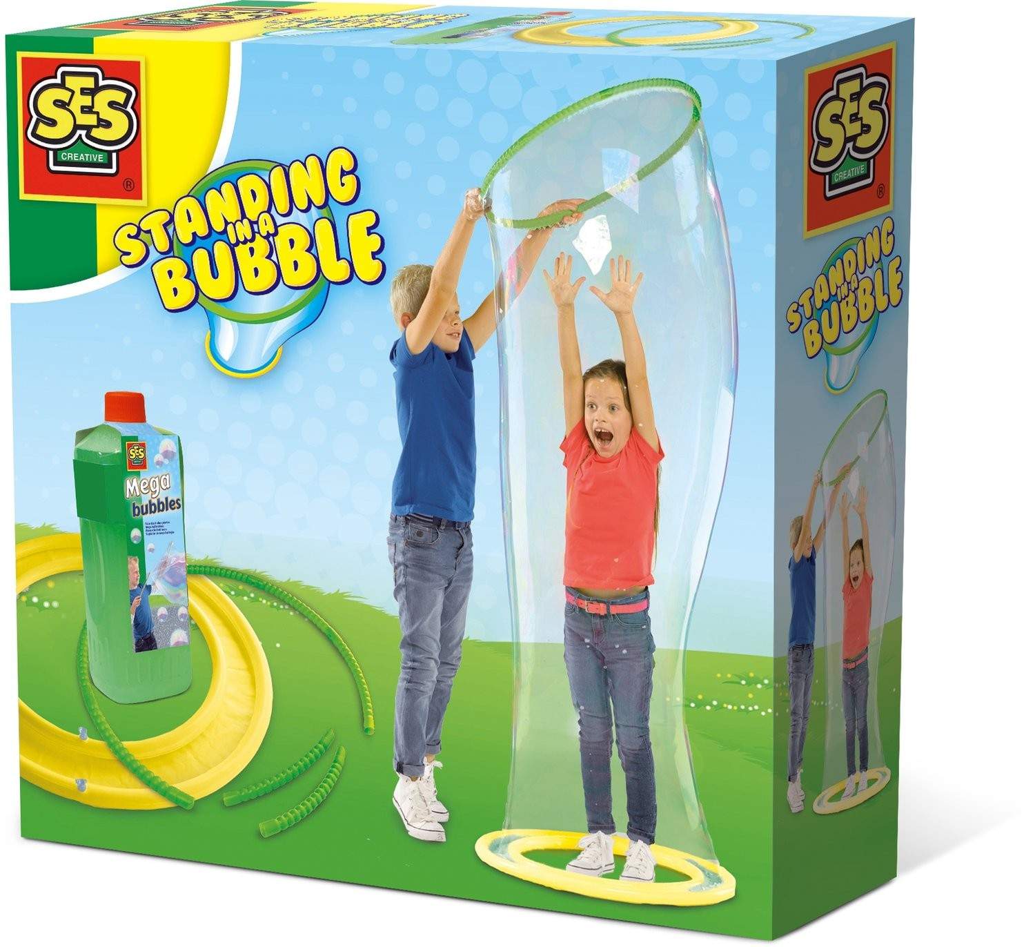 Ses Stående I En Mega Boble