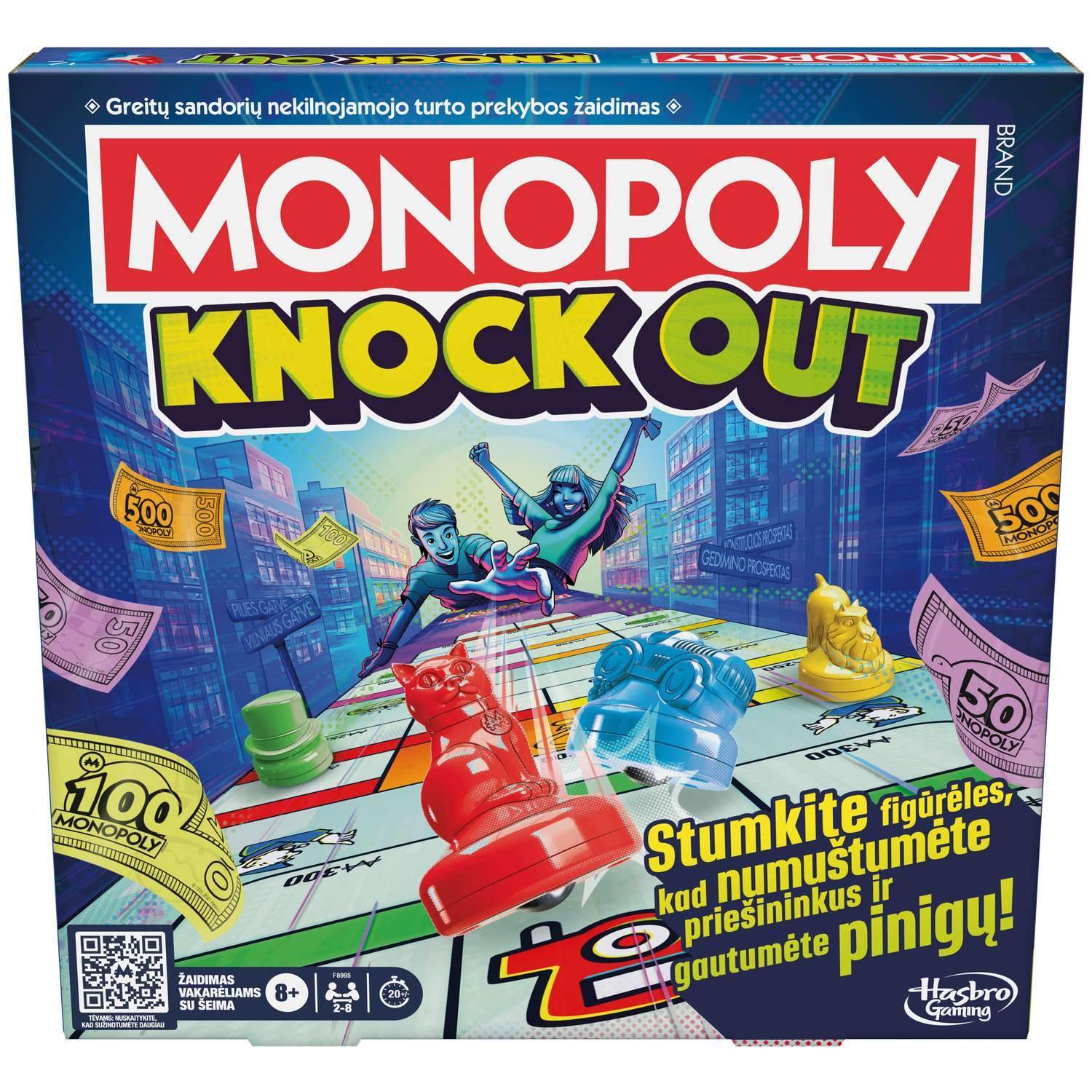 Monopoly Boardgame Knockout (på litauisk sprog.)