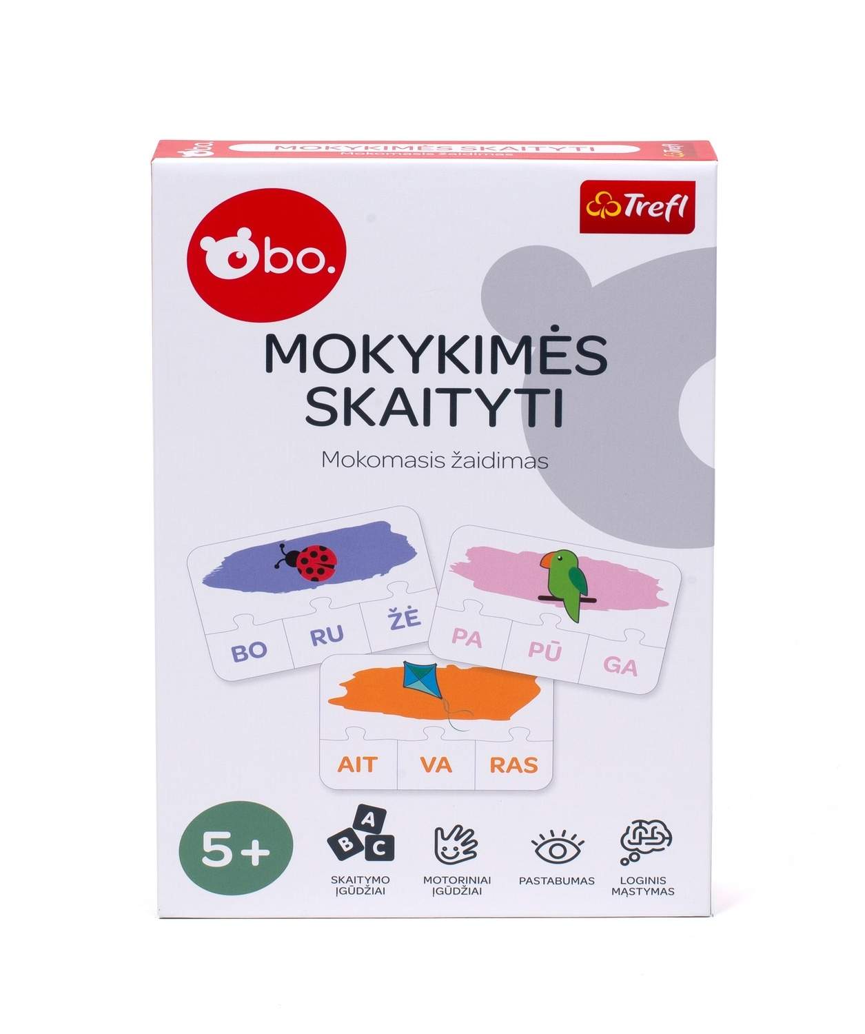 Bo. Pædagogisk brætspil "Stavelser" (på litauisk sprog.)