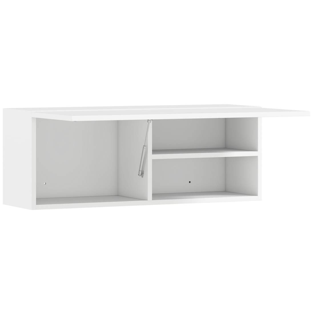 Väggmonterat badrumsskåp, lyftdörr, 80x25x30 cm, vit | Hem & Hobby | Pryloteket