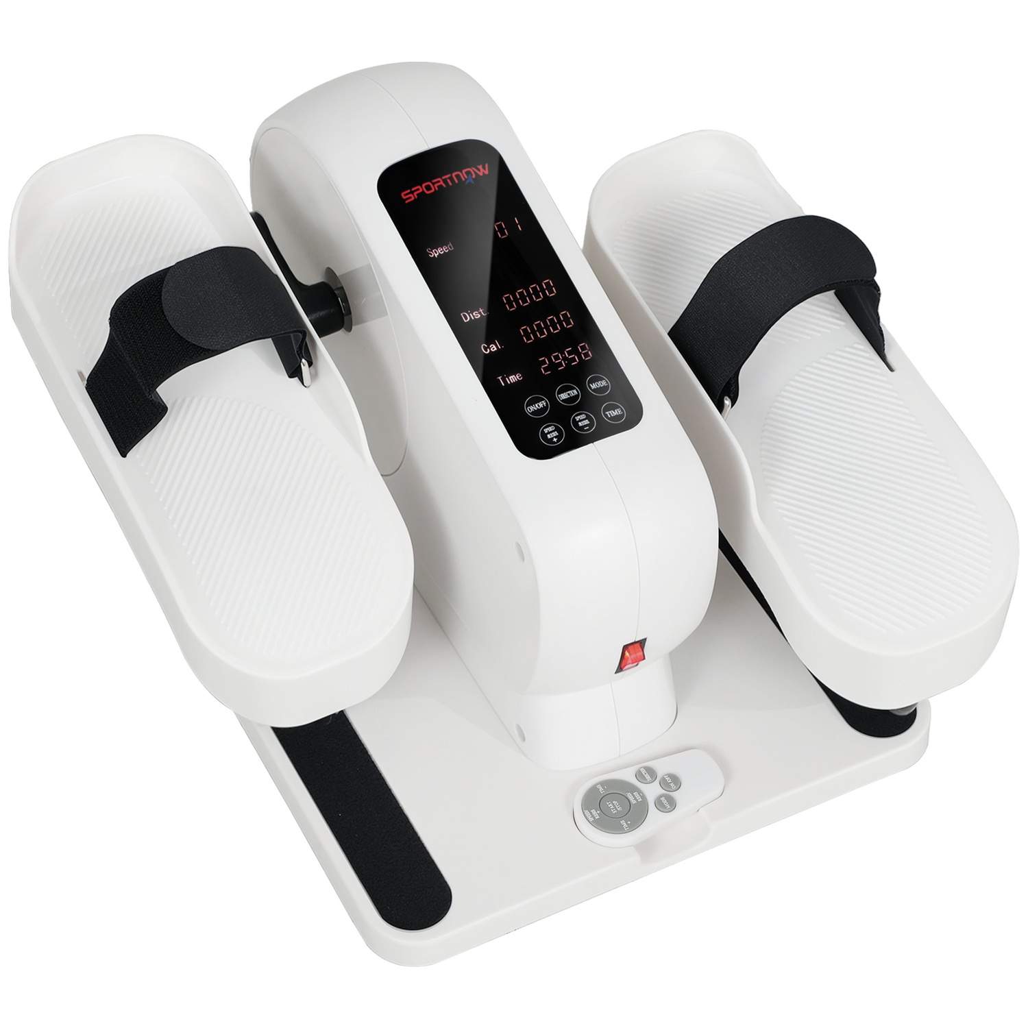 Under-skrivebords elliptisk træner – 12 hastigheder, fjernbetjening