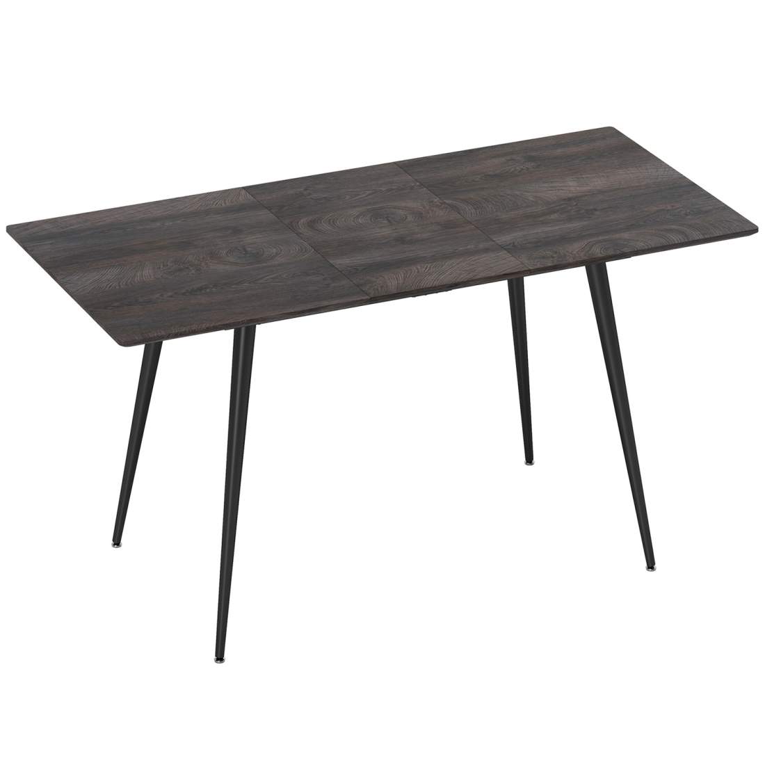 Utdragbart matbord – Plats för 6-8, Stålben, Grå | Hem & Hobby | Pryloteket