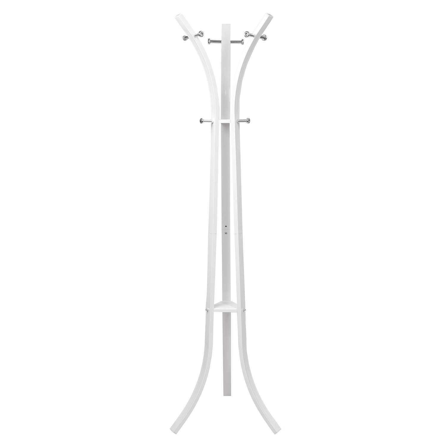 Fritstående metaltøjstativ – 12 kroge, nem montering