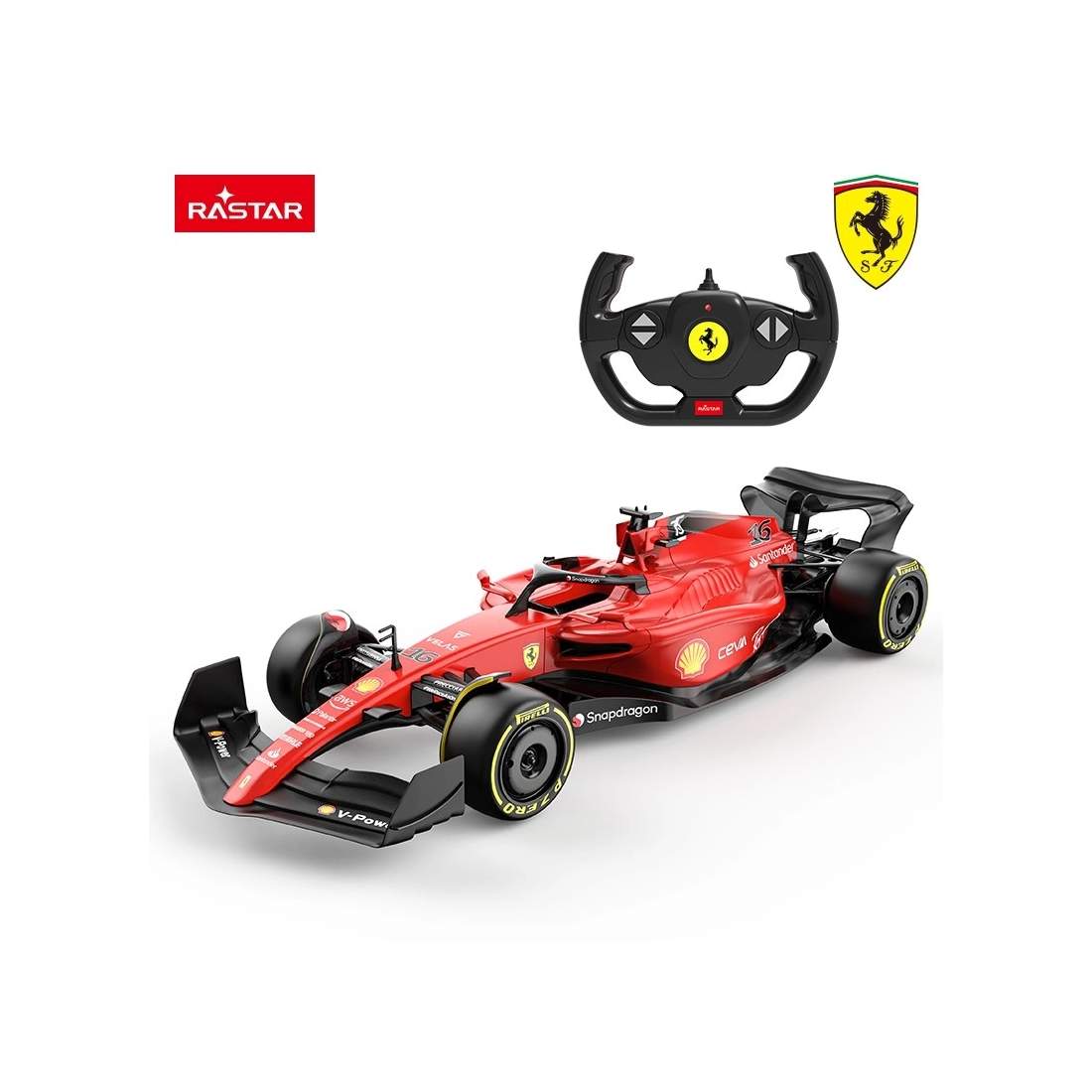 Fjärrstyrd Ferrari F1-75 bil – skala 1:12, full kontroll | Hem & Hobby | Pryloteket