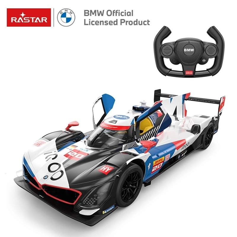 Fjernbetjent BMW M Hybrid V8-bil – skala 1:14, fuld kontrol