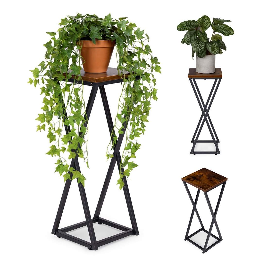 Modern Loft-växtställ – Stål, Spånskiva, 5 kg belastning | Hem & Hobby | Pryloteket