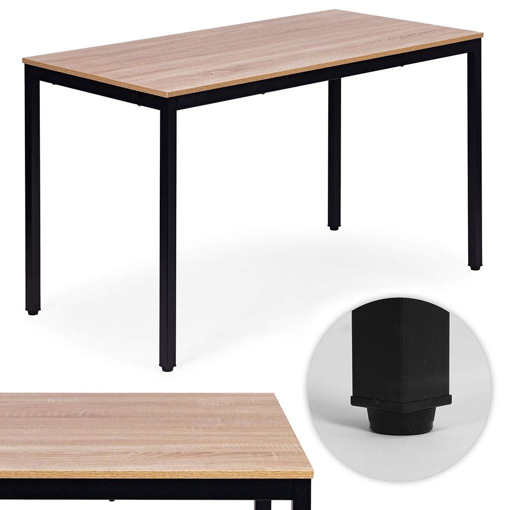 Køkken spisebord eller skrivebord – 120x60 cm, metalramme