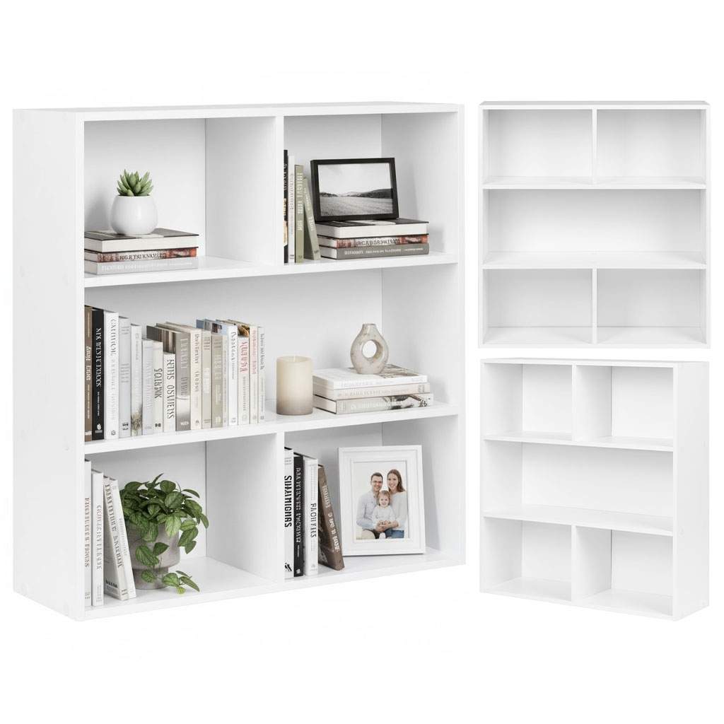 Vit 3-våningshylla – reptålig, 10 kg belastning | Hem & Hobby | Pryloteket