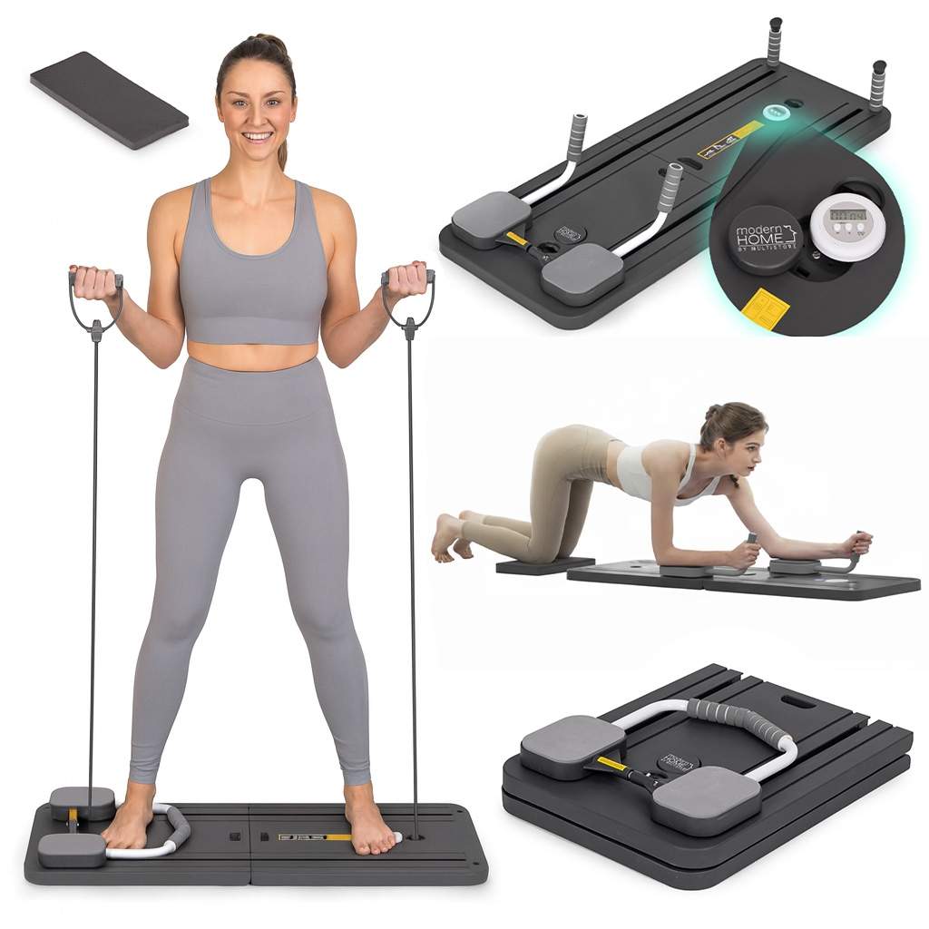 Pilates Reformer Board med LCD, foldbar og udvidende