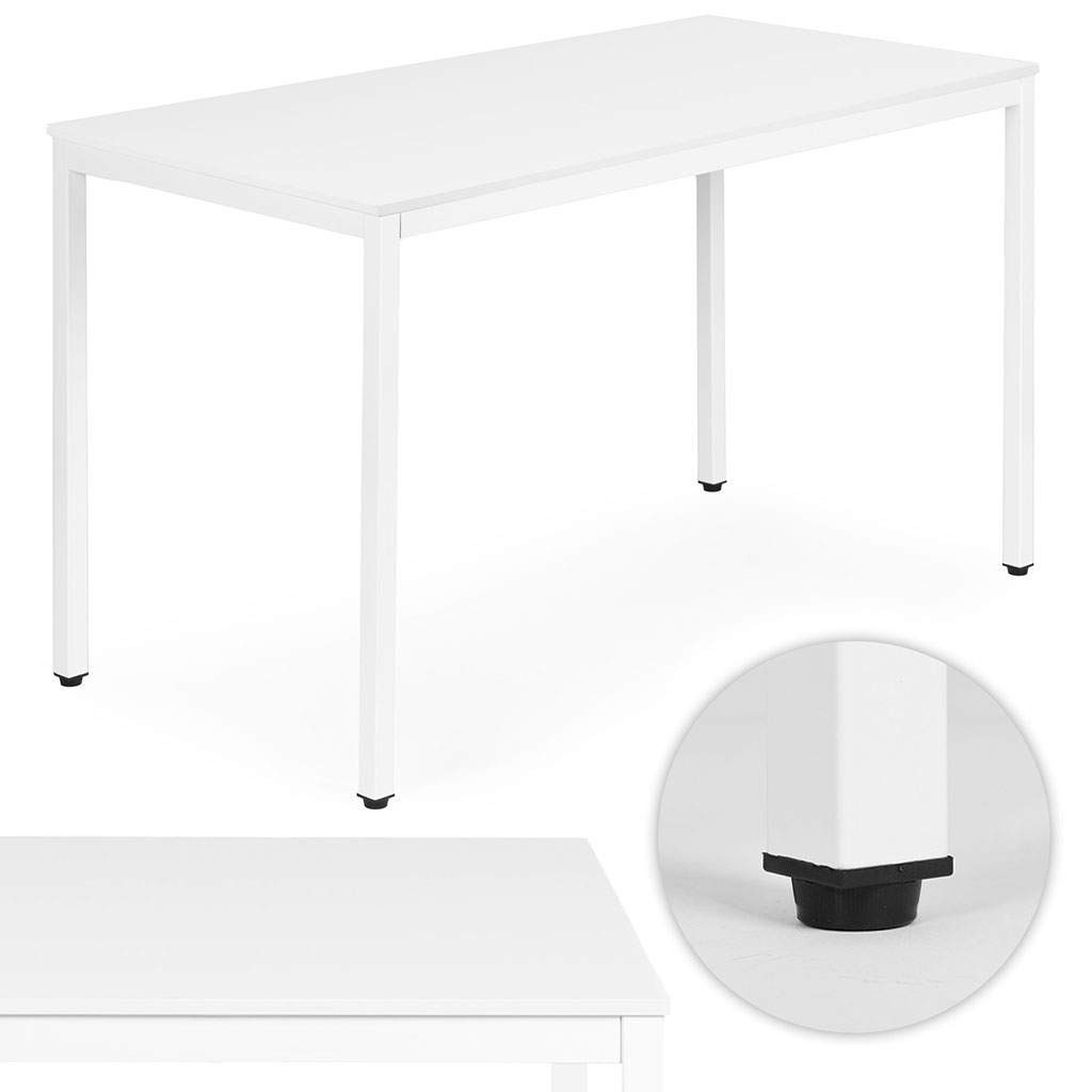 Køkken spisebord eller skrivebord – 120x60 cm, hvid, skridsikker