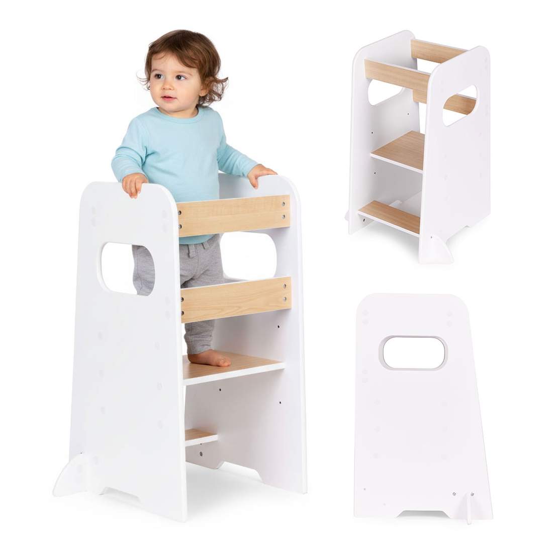 Montessori justerbar kökspall för barn | Hem & Hobby | Pryloteket