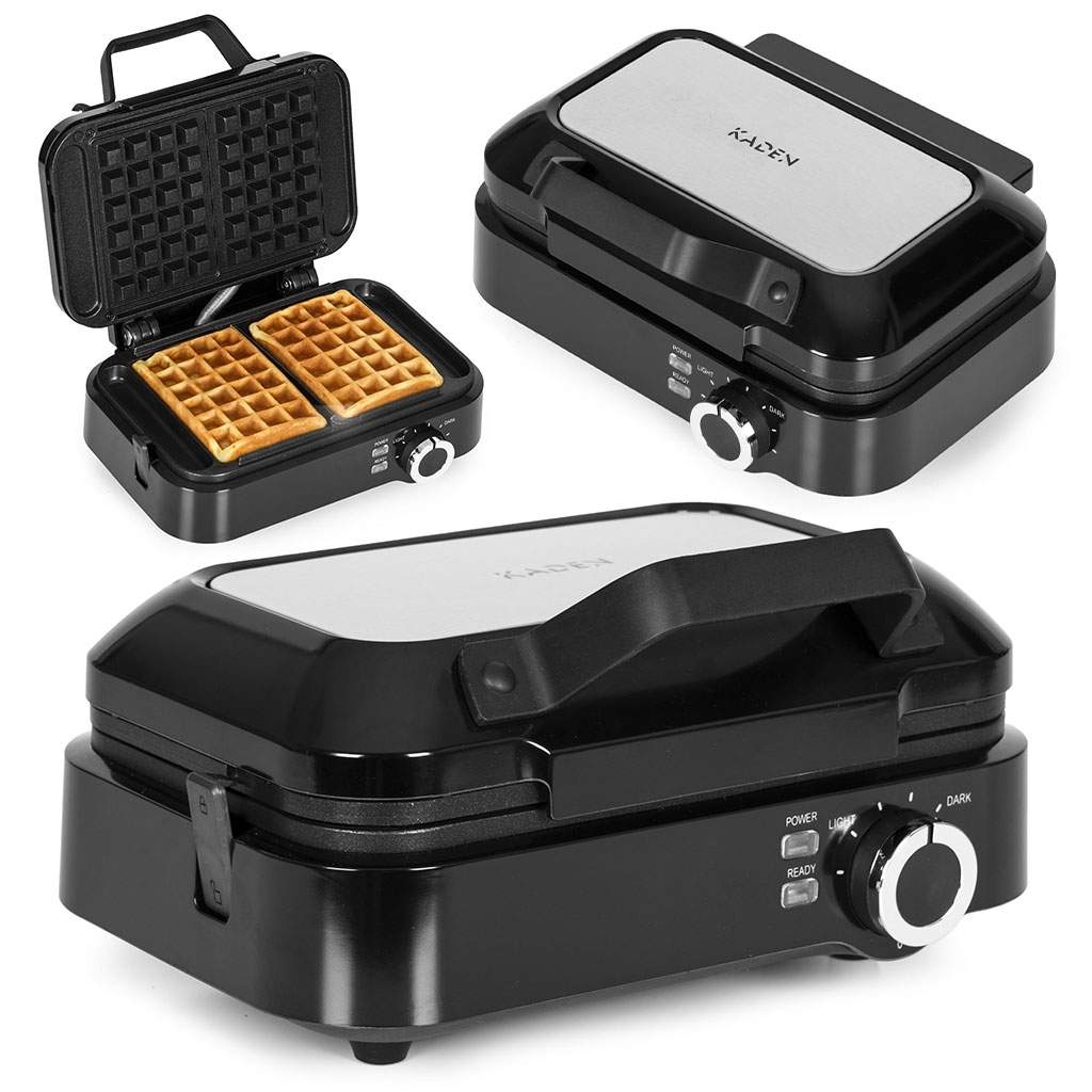 Vaffeljern 1200W – Non-stick, temperaturkontrol