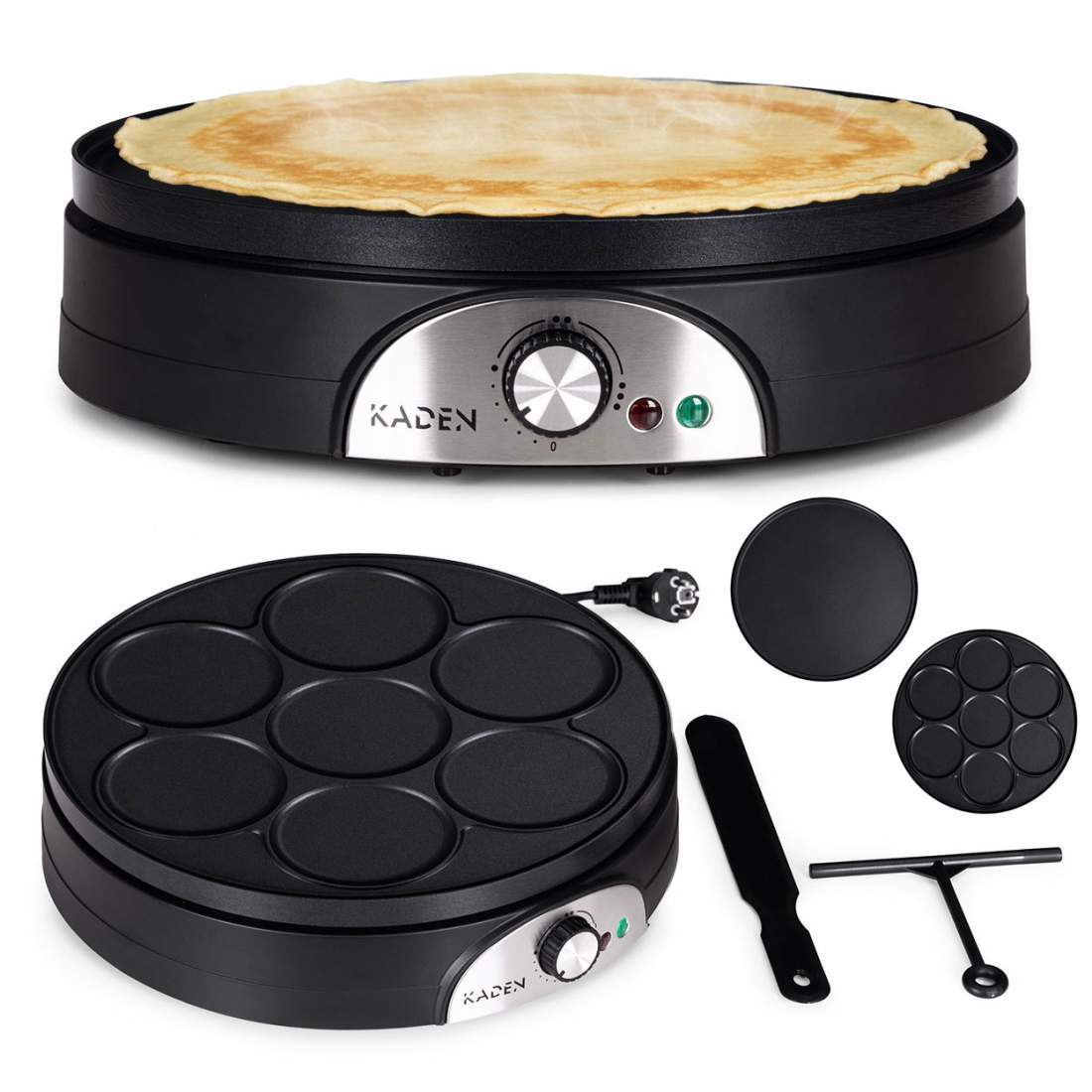Elektrisk crêpemaskin – Non-stick, 1500W, dubbelsidig | Hem & Hobby | Pryloteket