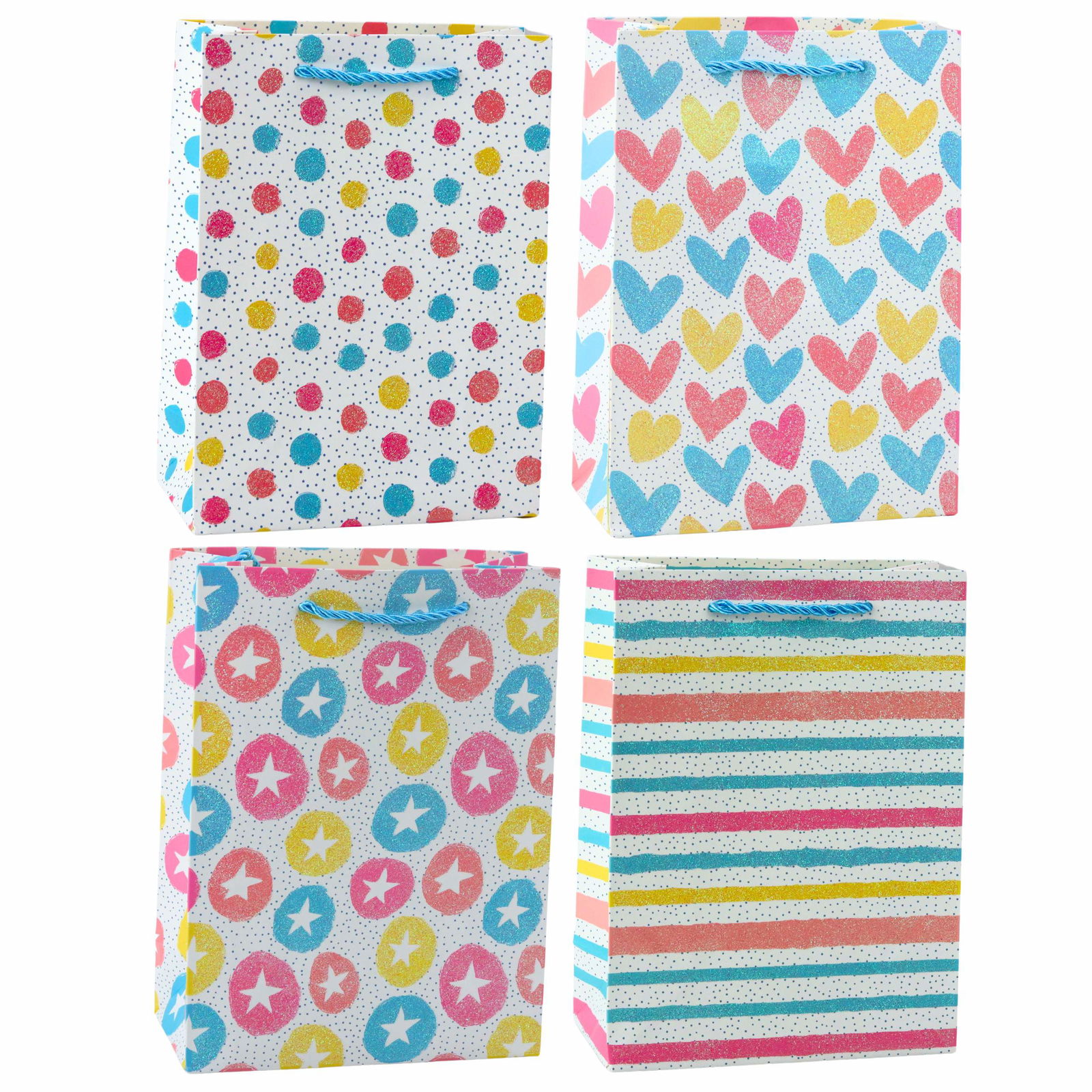 Gavepose, Stars & Stripes, Farverig, 23 x 18 x 10,5 cm