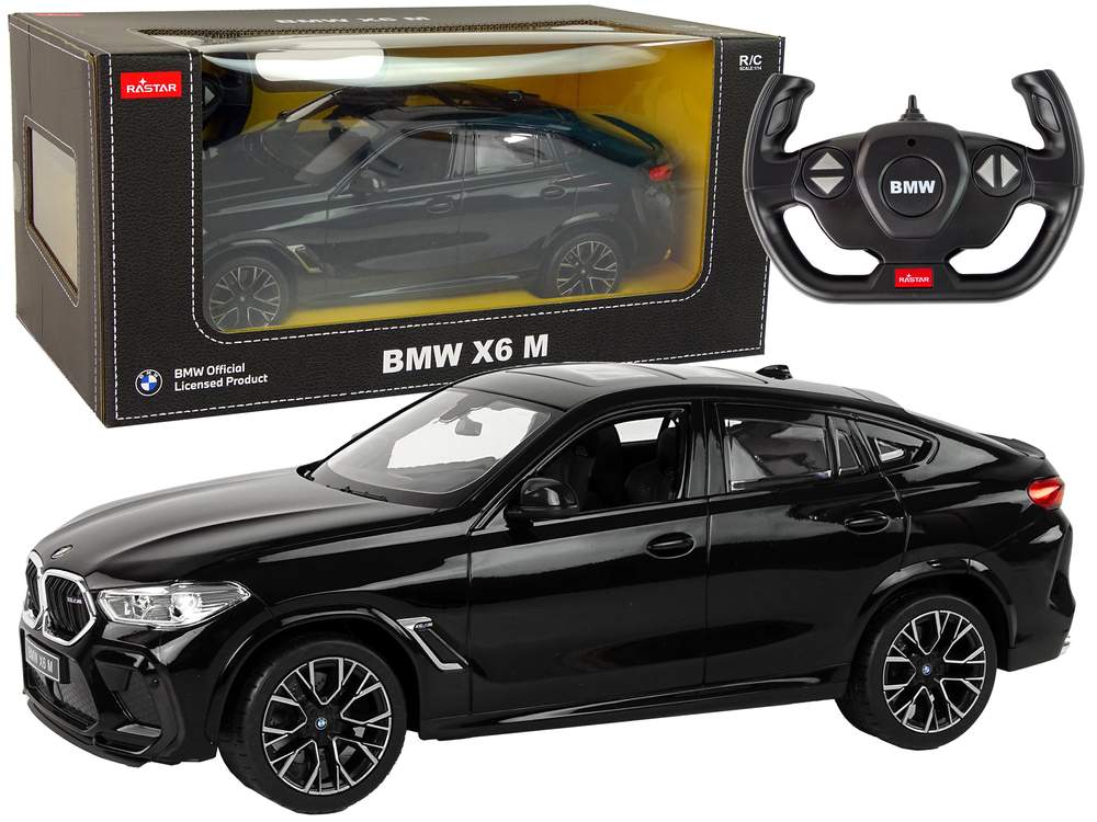 Fjernbetjening BMW X6 M 1:14 Skala, Sort