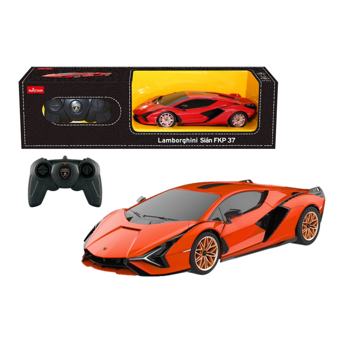 RC Lamborghini Sian leksaksbil, skala 1:24, orange | Hem & Hobby | Pryloteket