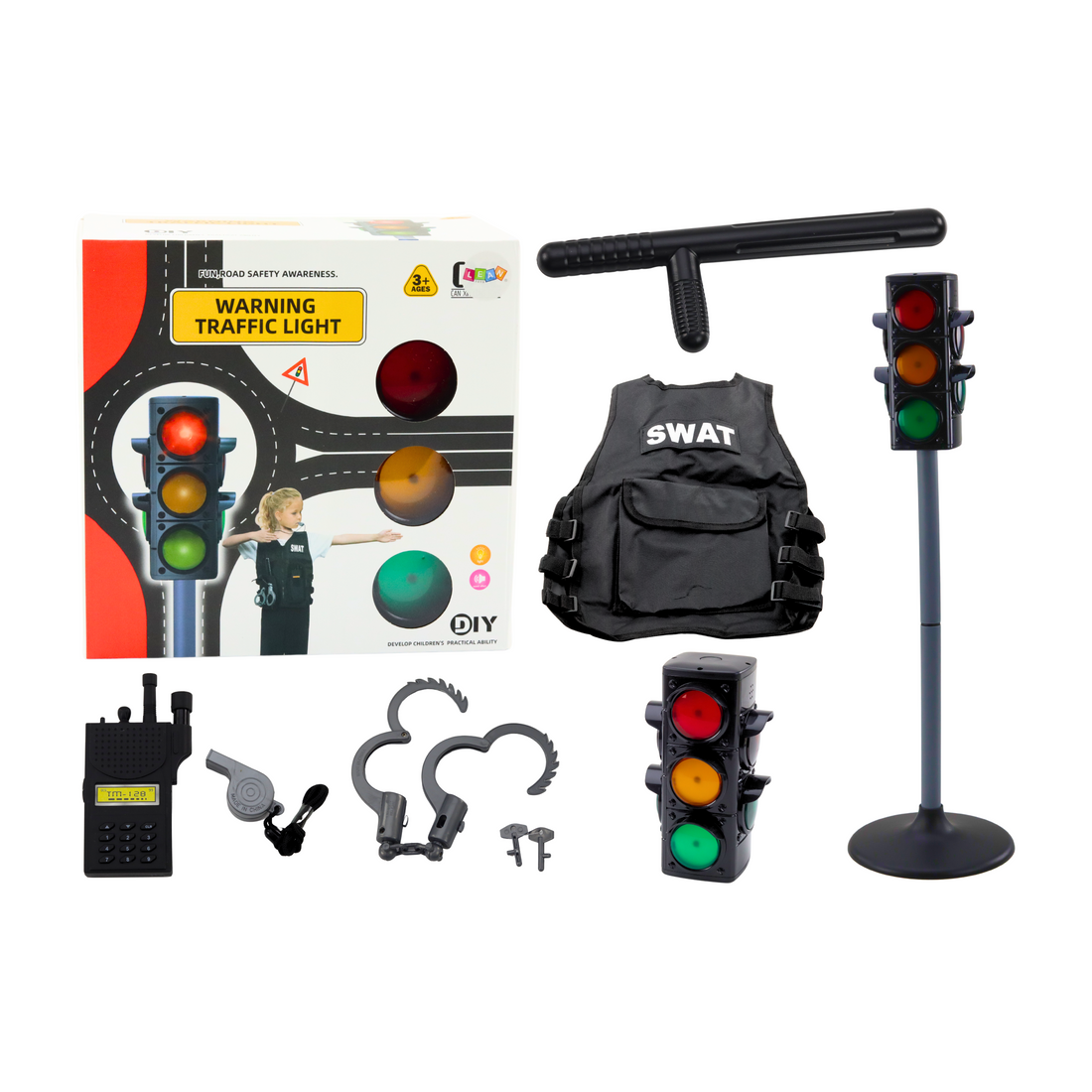 Utbildningsset för polisens trafikledning, 10 delar | Hem & Hobby | Pryloteket