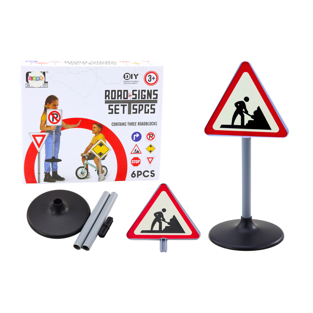 Stor vägarbetsskylt 70cm | Hem & Hobby | Pryloteket