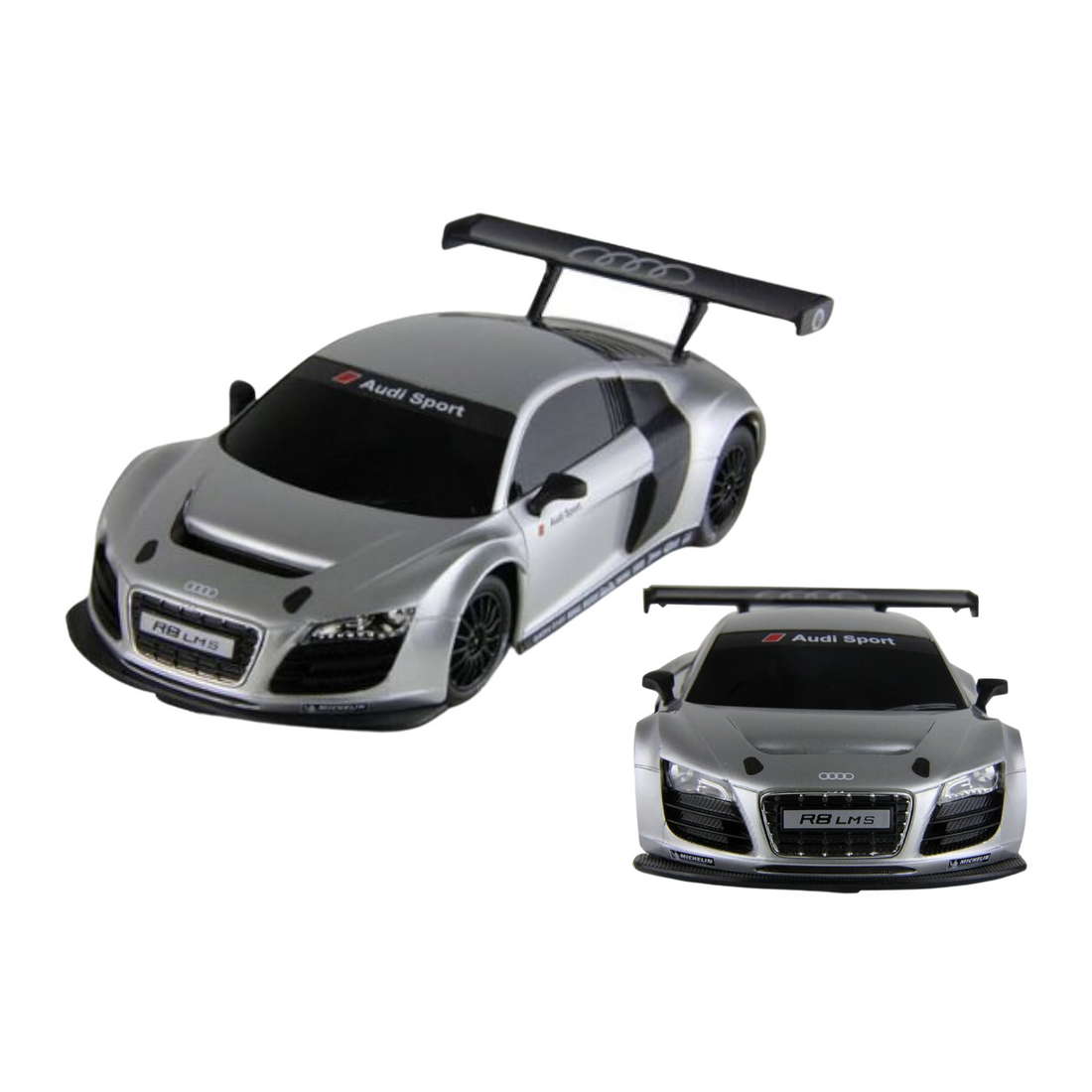 Fjärrkontroll sportbil, skala 1:24, Silver Audi R8 LMS | Hem & Hobby | Pryloteket