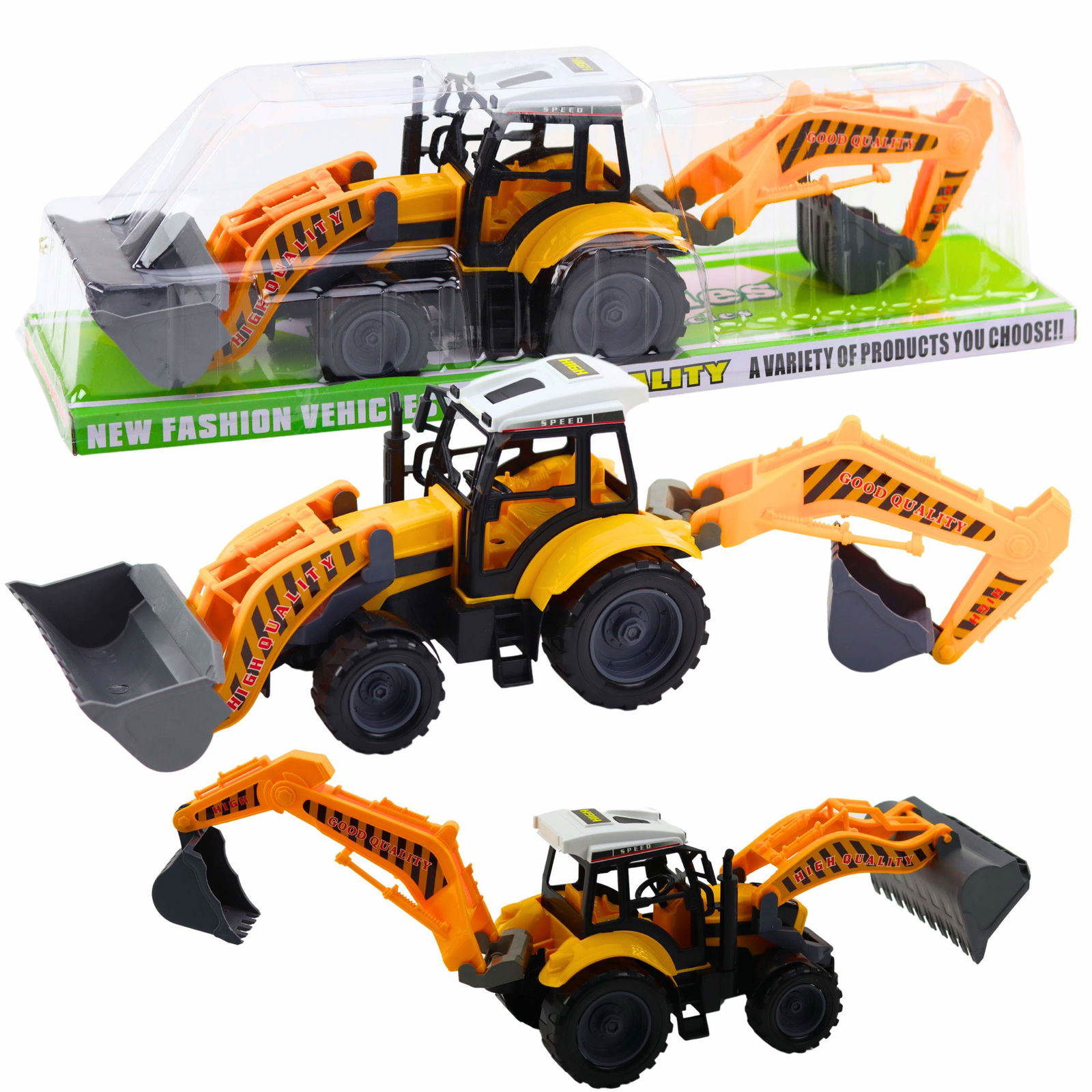 Stort gult legetøj til byggegravere