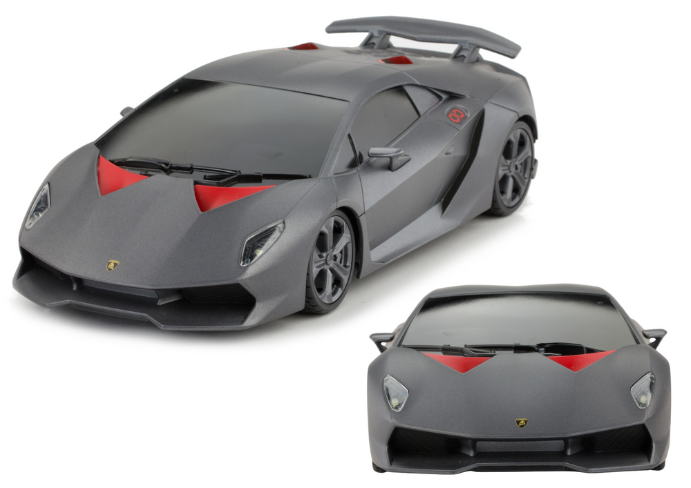 Fjernbetjening Lamborghini Sesto Elemento 1:18 Grå bil