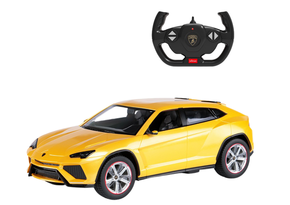 Fjernbetjening Lamborghini Urus 1:14 skala, gul