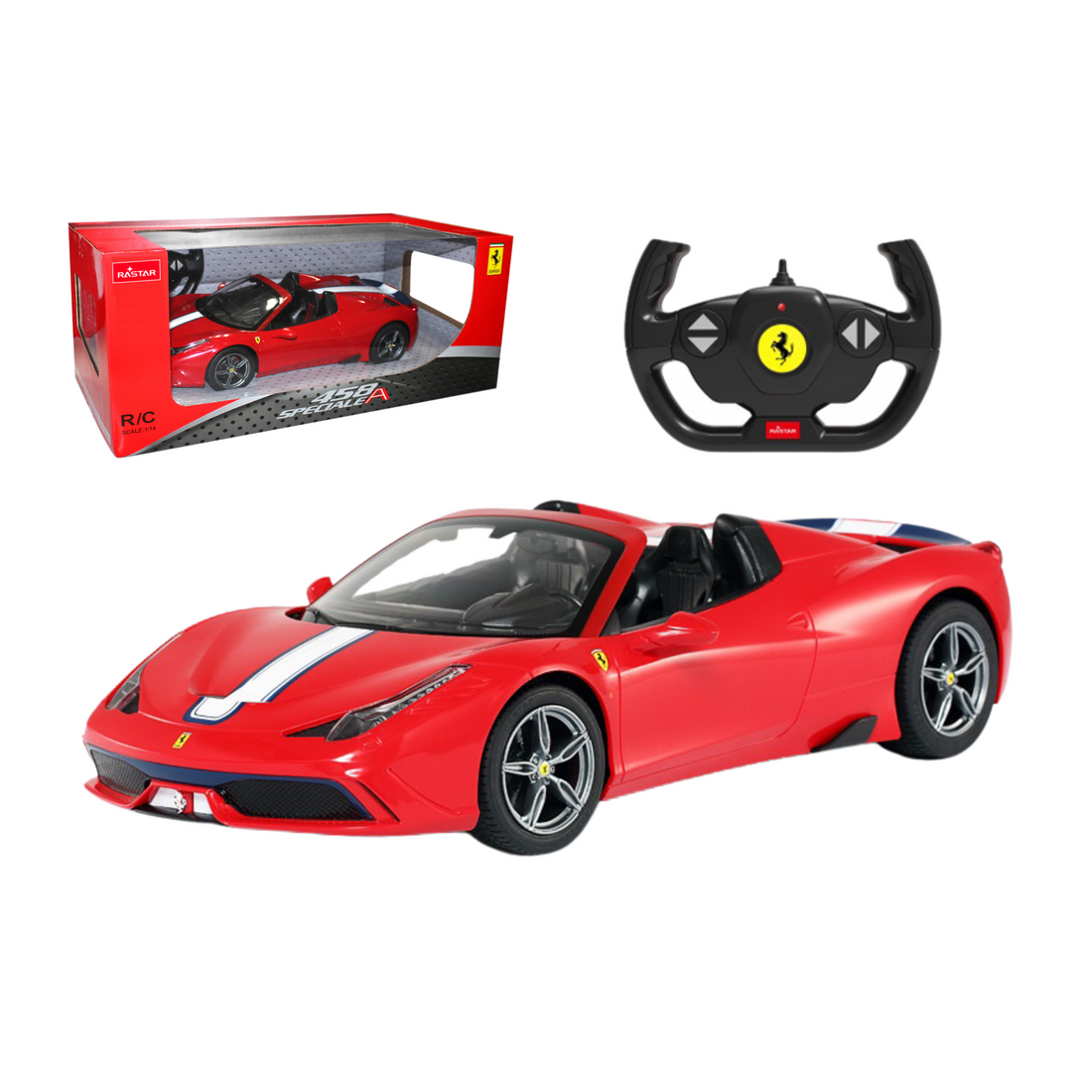 Fjärrkontrollbil 1:14 Skala Röd Cabriolet | Hem & Hobby | Pryloteket