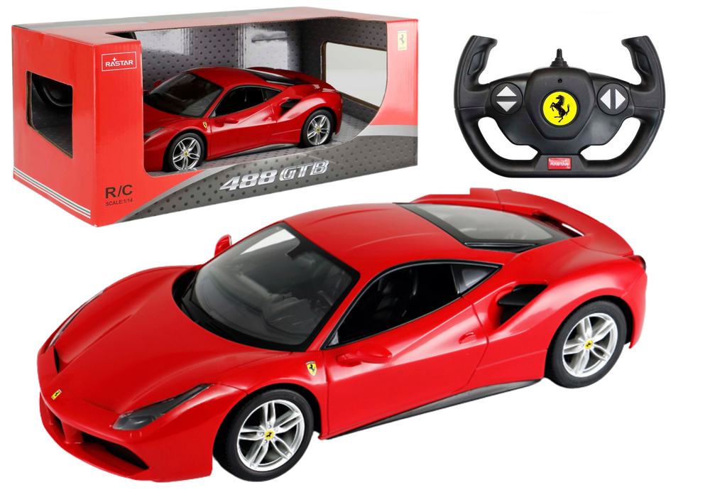 Ferrari 488 GTB Rød 1:14 skala RC bil