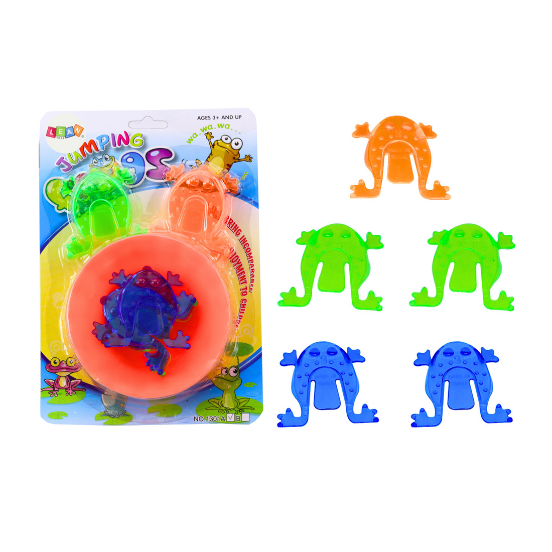 Jumping Frogs fingerfärdighetsspel, färgglad skåluppsättning | Hem & Hobby | Pryloteket