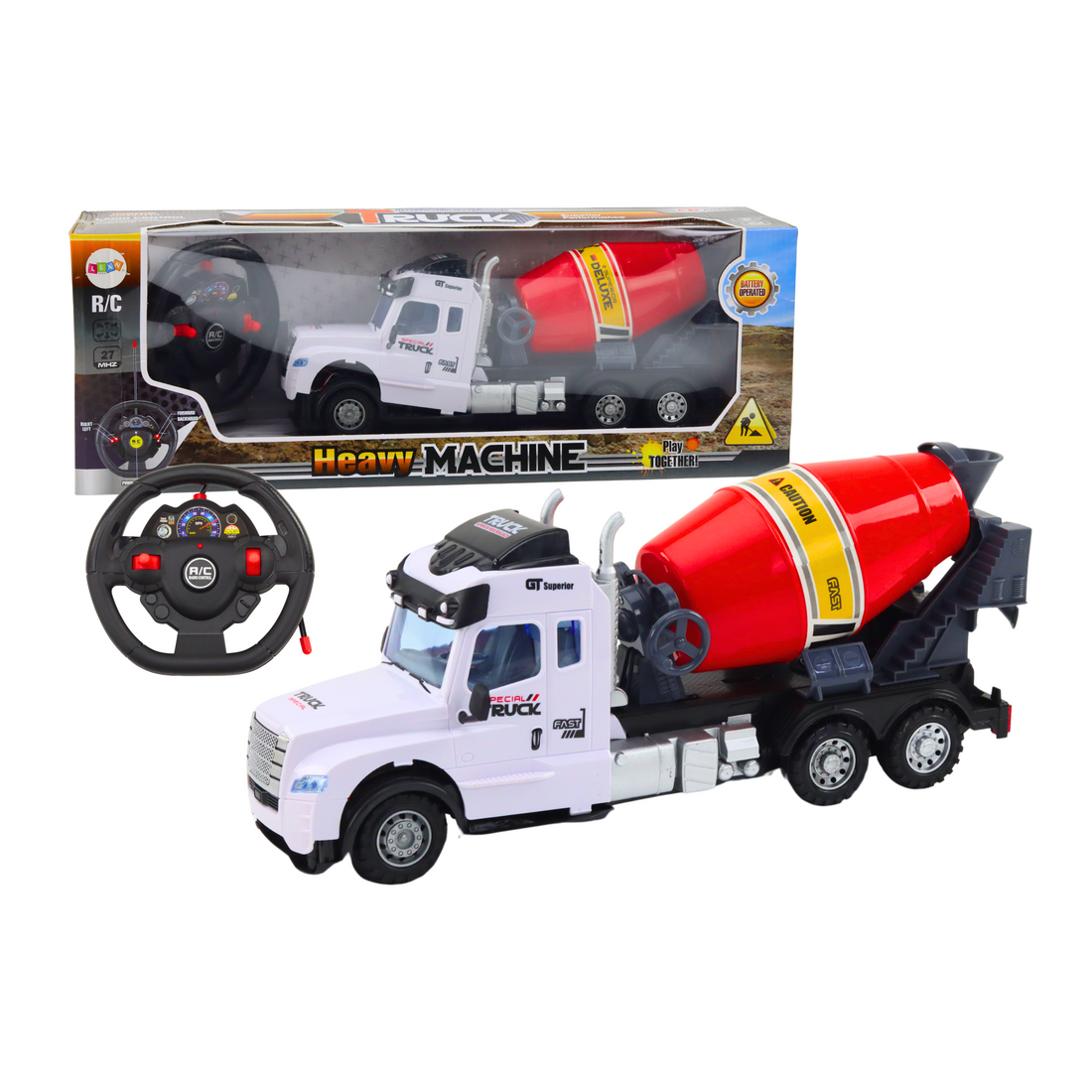 RC cementblandare, fjärrkontroll, ljus- och ljudeffekter | Hem & Hobby | Pryloteket