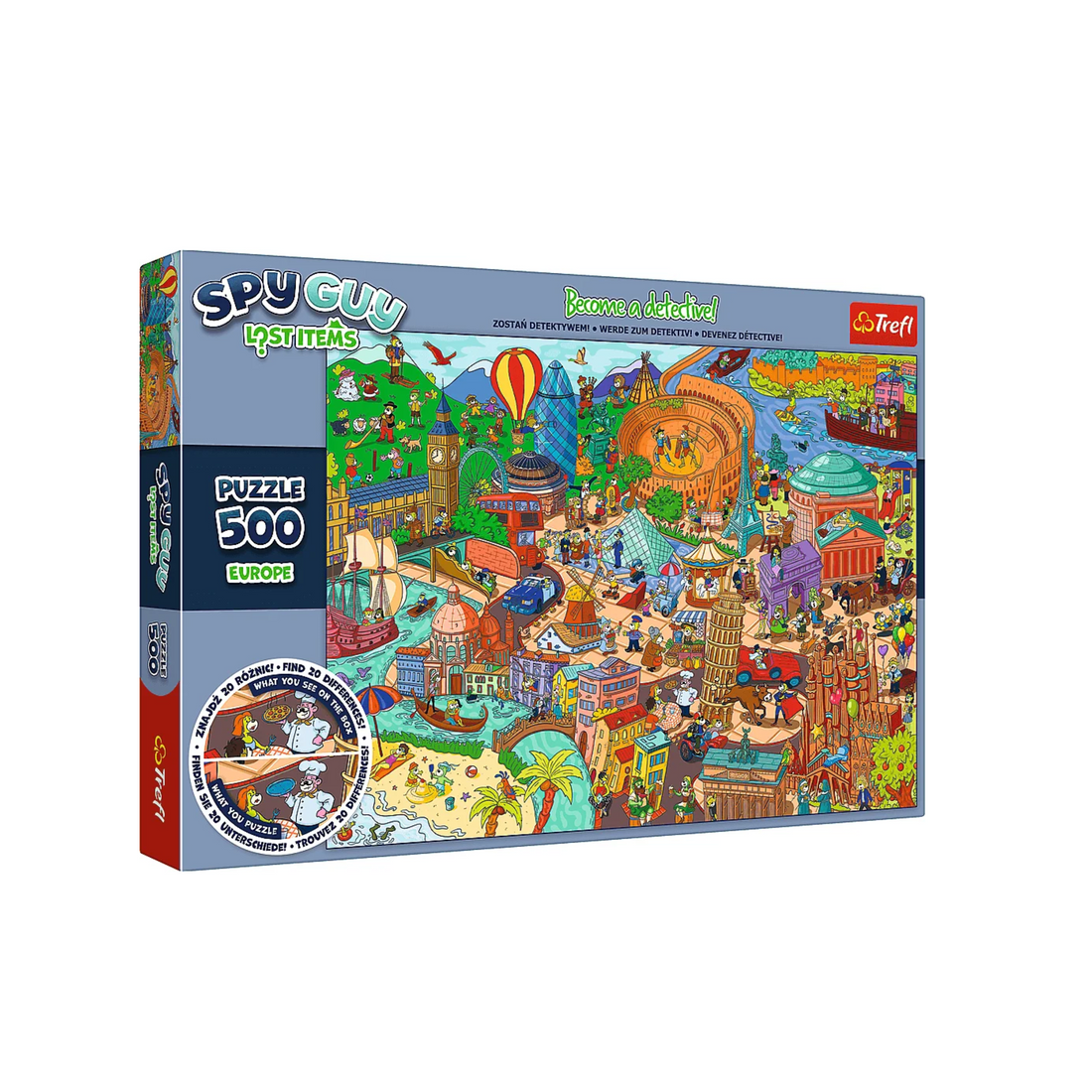Pussel 500 bitar - Spy Guy Lost Items - Treflik Family | Hem & Hobby | Pryloteket