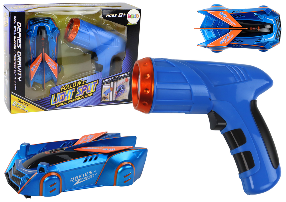 Vægklatrende laser billegetøj – blå