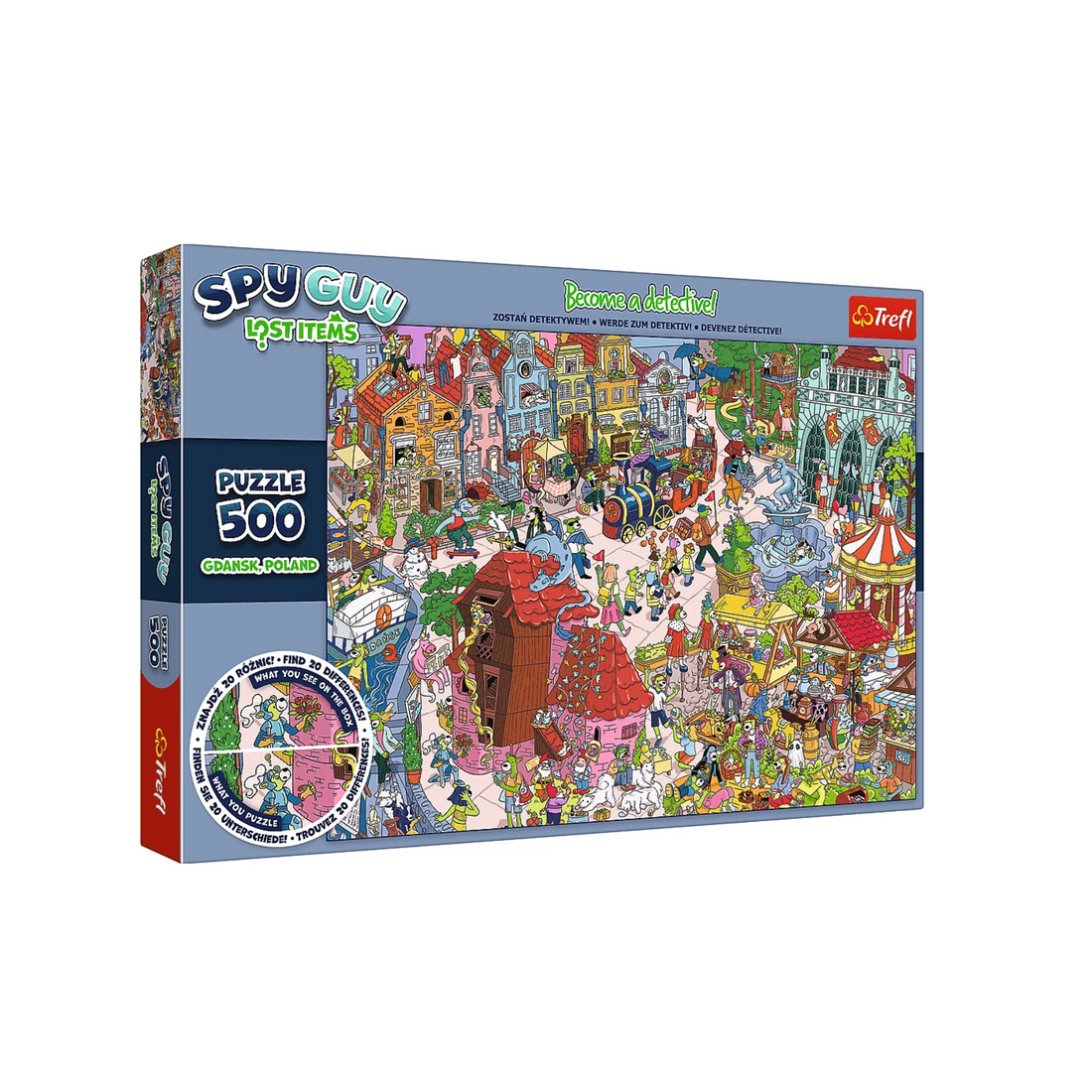 Pussel - 500 bitar - Spy Guy förlorade föremål | Hem & Hobby | Pryloteket