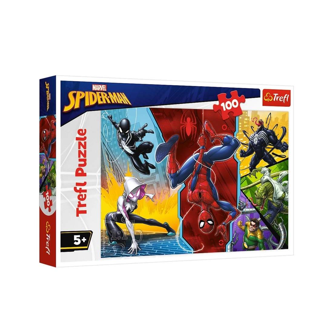 Spiderman-pussel, 100 bitar, design upp och ner | Hem & Hobby | Pryloteket