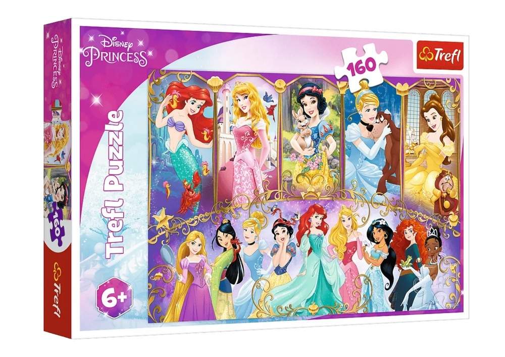 Disney Princess Puzzle – 160 bitar – Princess Portraits | Hem & Hobby | Pryloteket