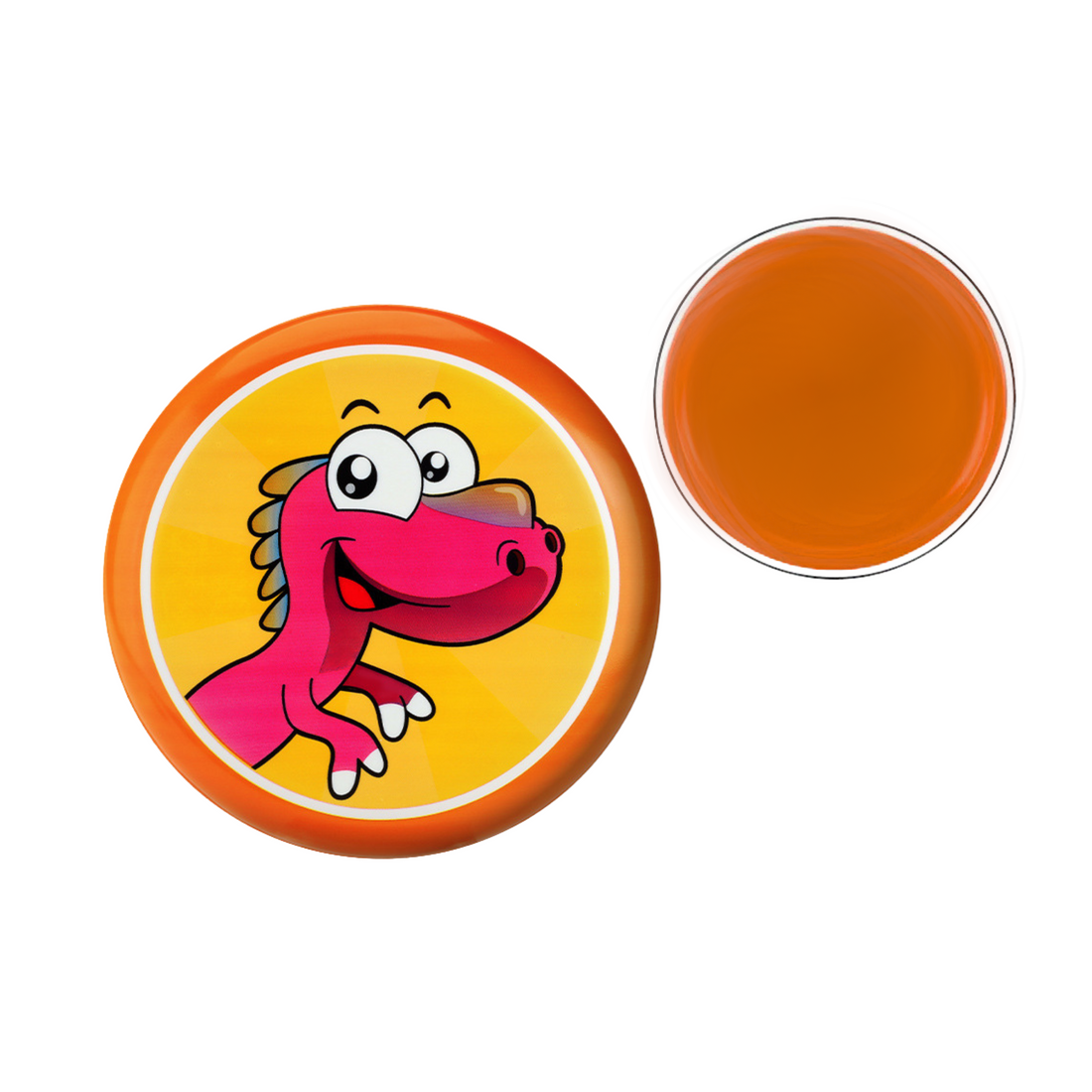 Flying Disc Frisbee med Dinosaurie, Orange, 20 cm | Hem & Hobby | Pryloteket