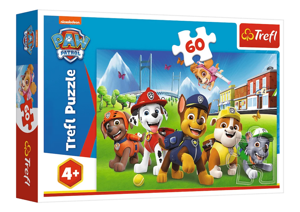 Puslespil - 60 brikker - Paw Patrol Meadow-tema