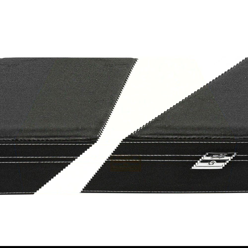 Smyckeskrin, Mocka - Svart, 26 x 26 cm | Mode & Accessoarer - Smycken, Smyckesset & Tillbehör - Smyckeskrin | Pryloteket