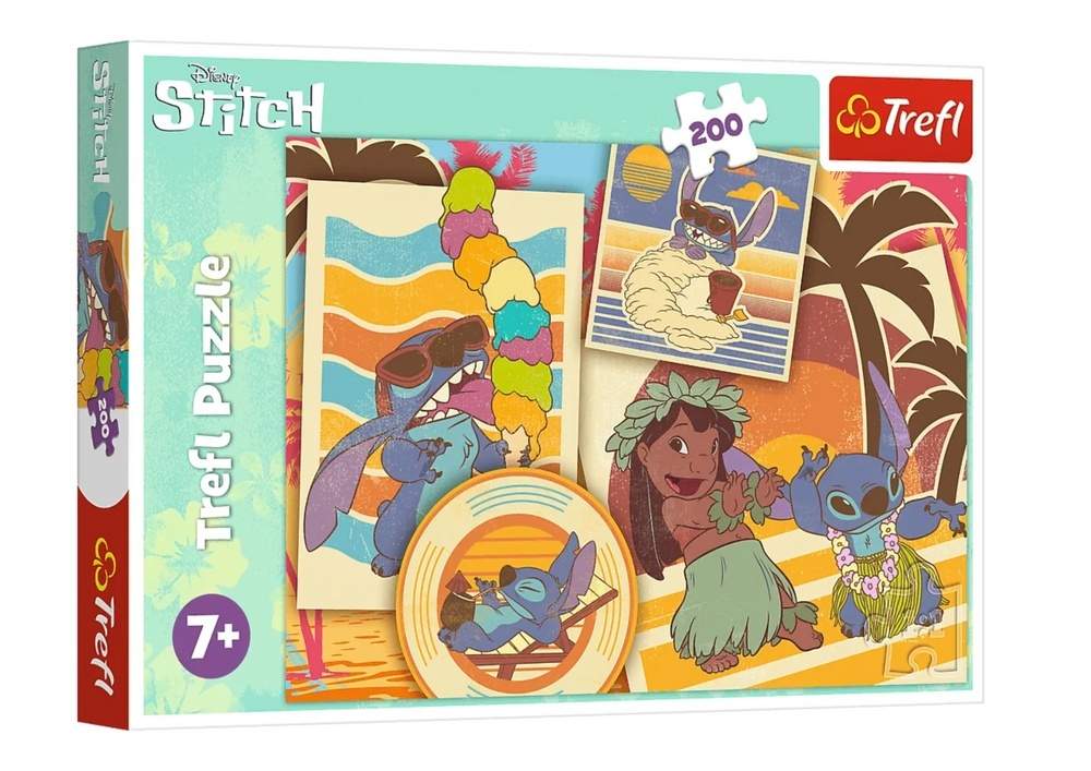 Puslespil – 200 brikker – Lilo & Stitch Music World