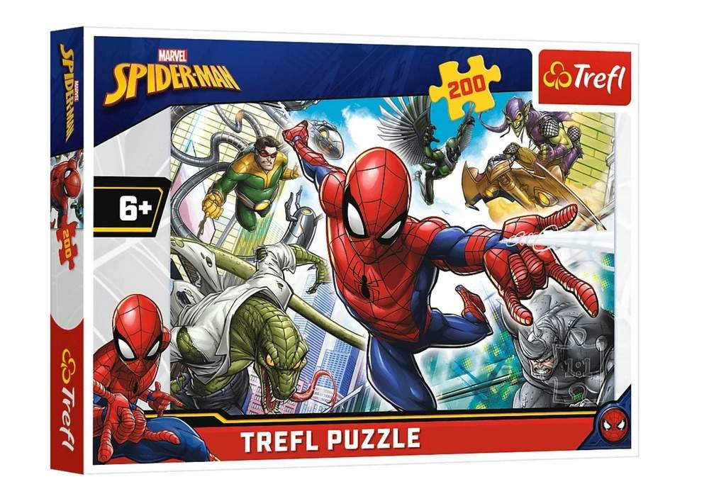 Puslespil 200 brikker – Spiderman Urodzony Bohater