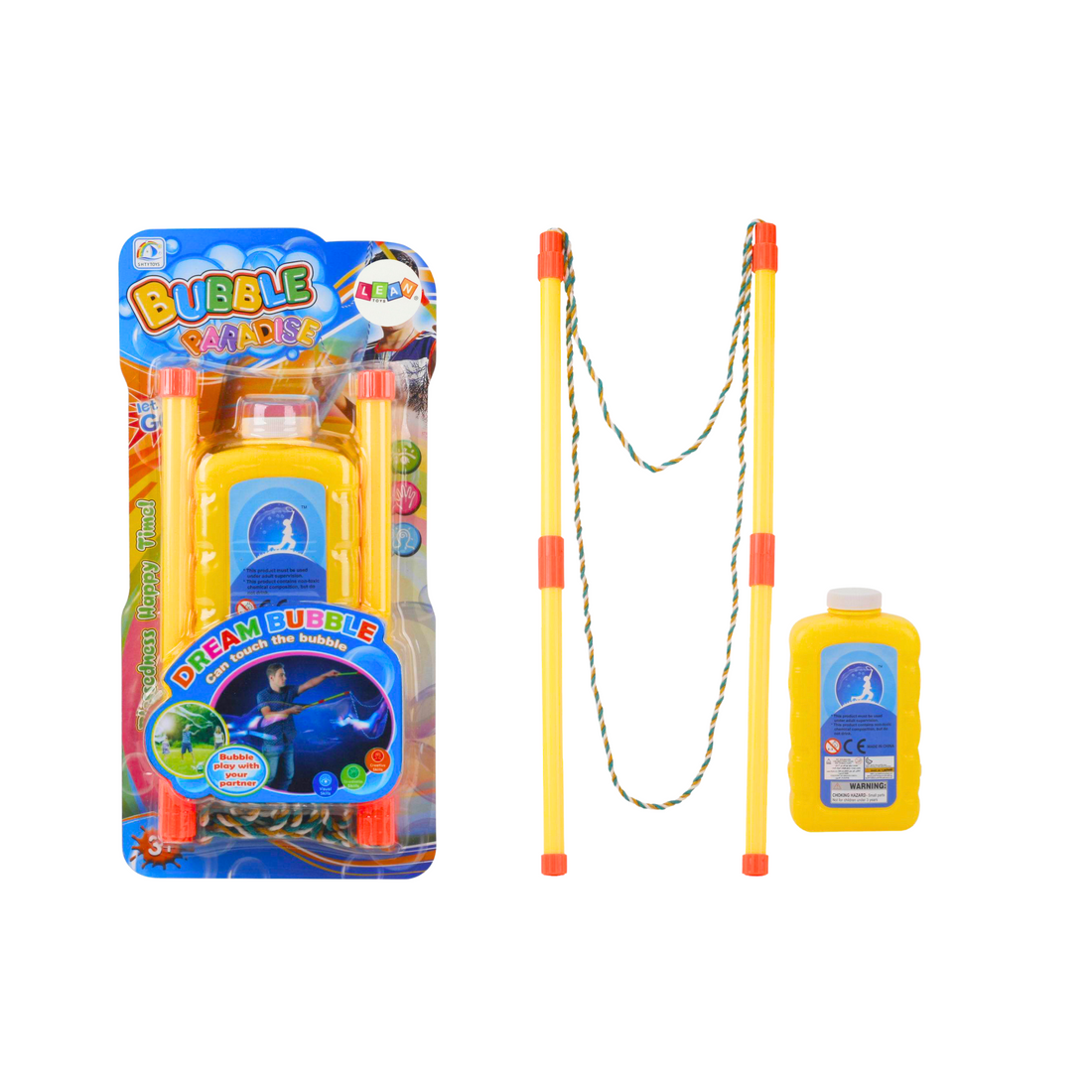 Bubble Kit – gigantiska såpbubblor, snöre och 500 ml lösning | Hem & Hobby | Pryloteket